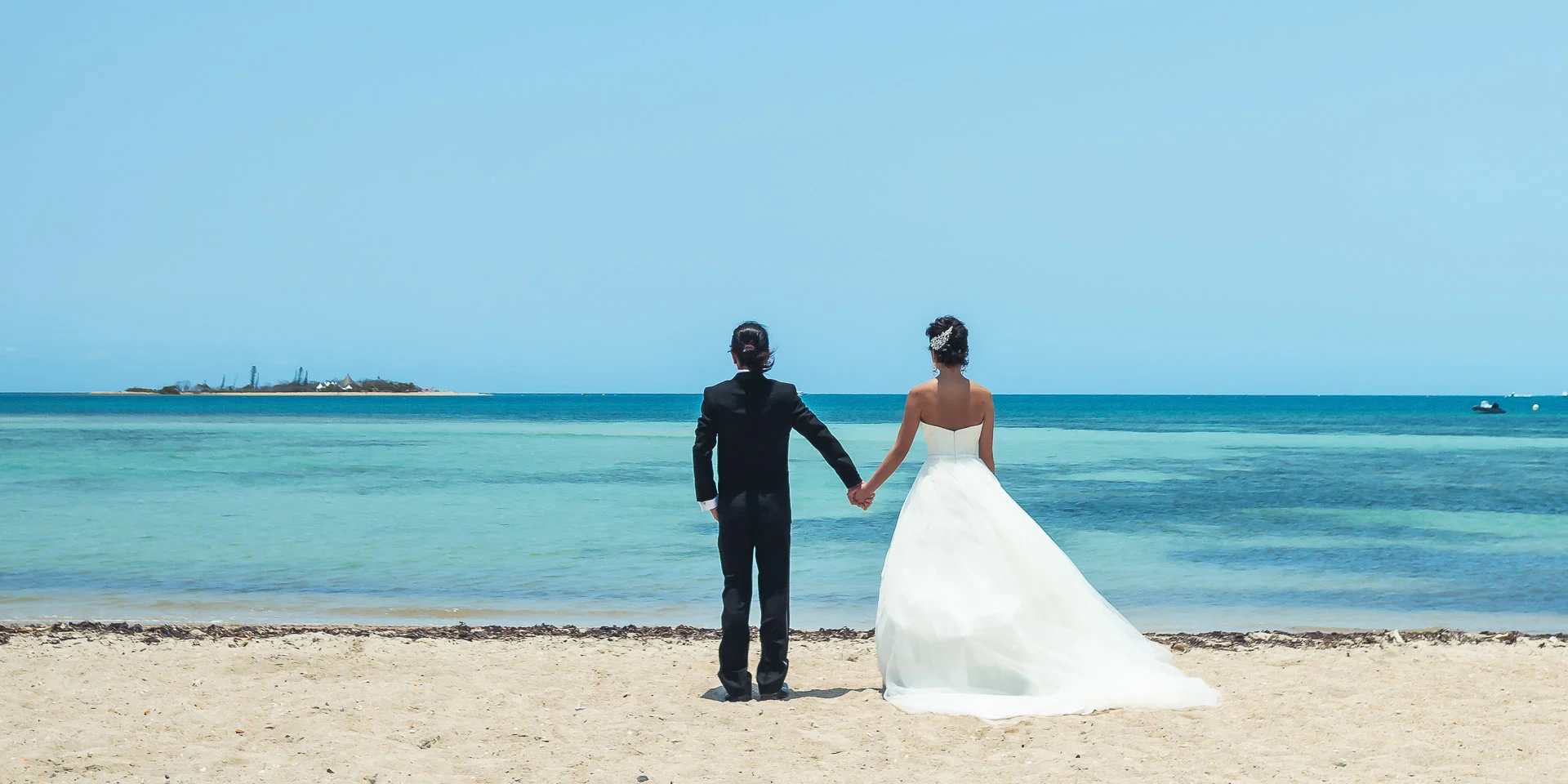 ヌメアでの結婚式