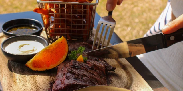 Plat au restaurant Tierra de Fuego à Nouméa