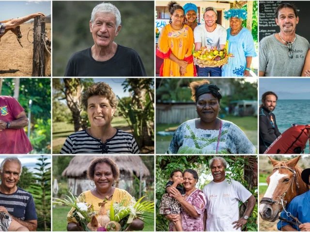 Portraits de prestataires locaux, Nouvelle-Calédonie