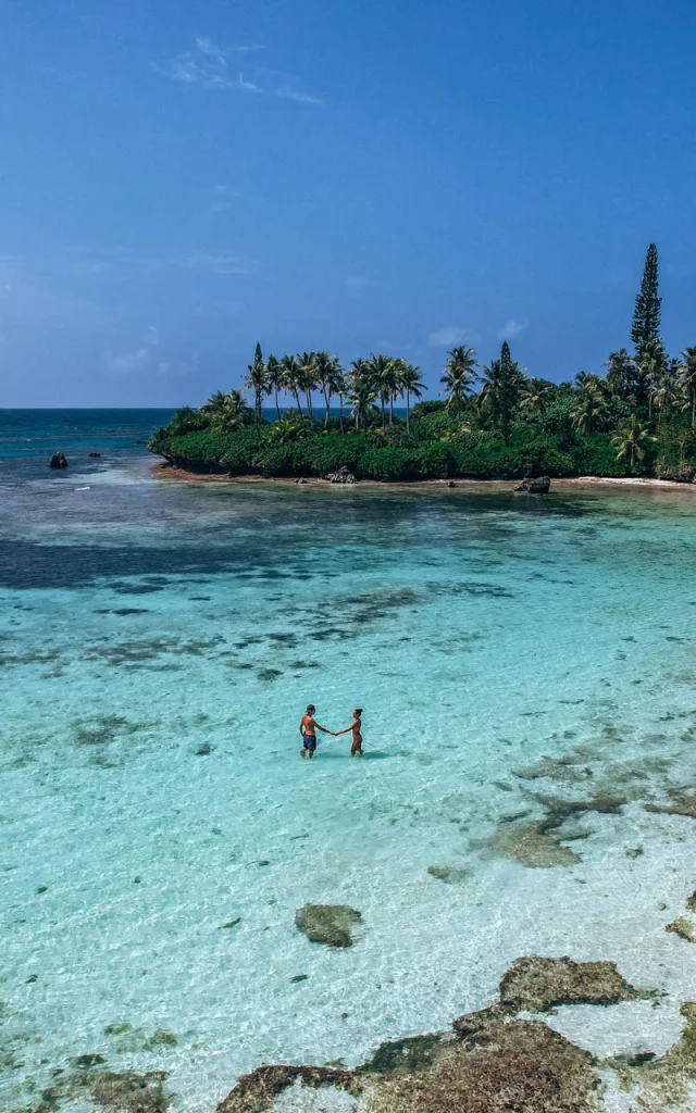 Wadra Bay beach, in Lifou
