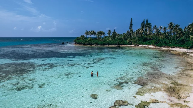 Plage de la baie de Wadra, à Lifou
