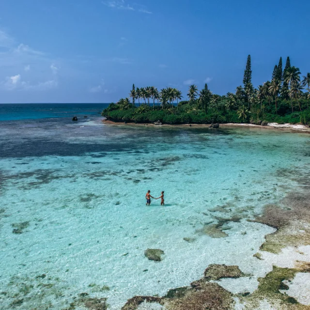 Plage de la baie de Wadra, à Lifou