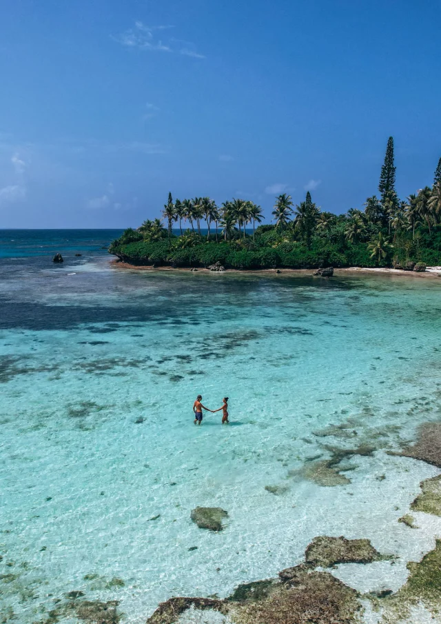 Wadra Bay beach, in Lifou