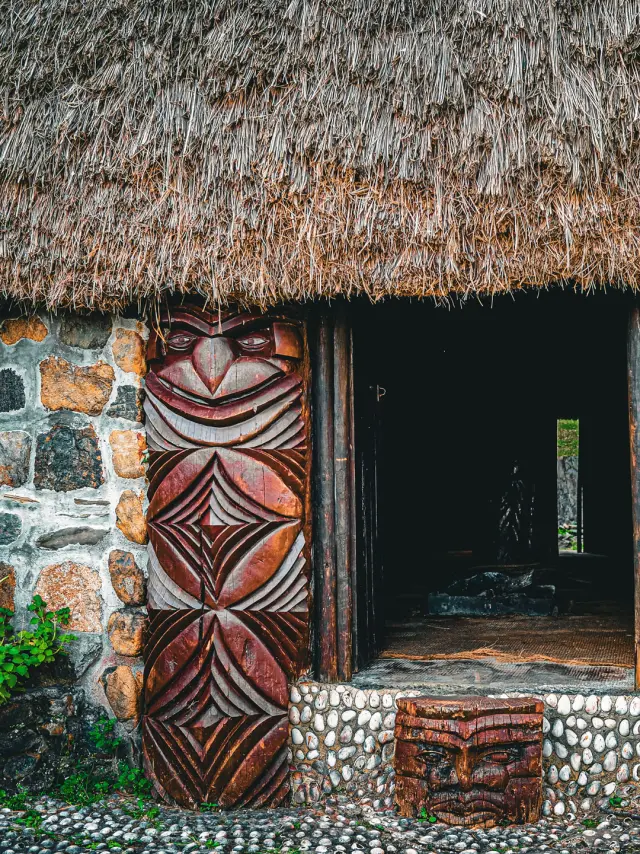 Traditional Kanak hut at the Tjibaou Cultural Centre