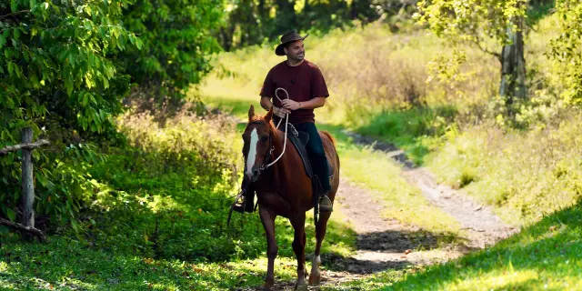 Horse riding in La Foa, New Caledonia